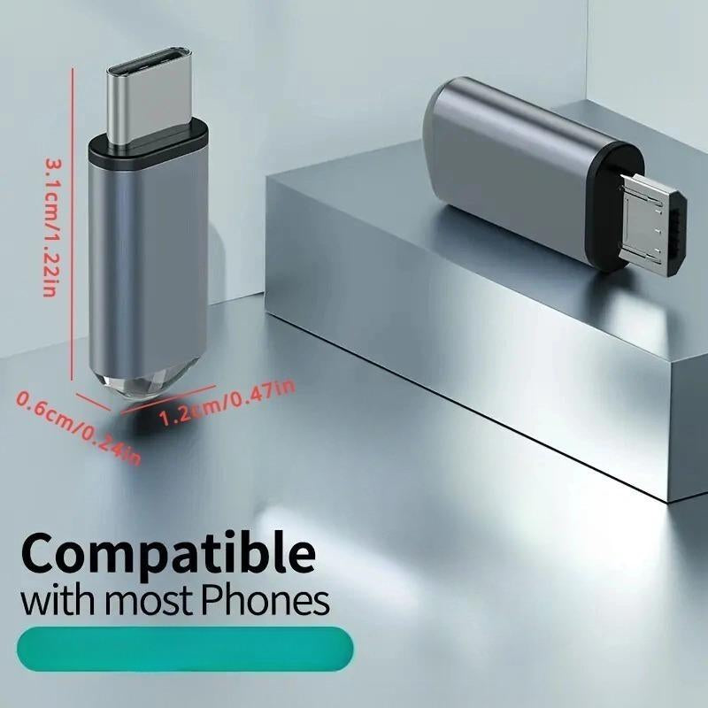 Universal Smartphone Infrared Remote Control Adapter: Mini Remote Compatible with TV, Air Conditioner, Fan, Camera, and More - Type-C Compatible - LUXURY